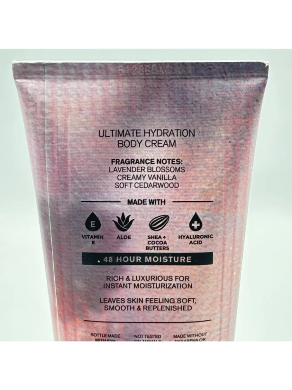 Bath & Body Works Vanilla Ease Ultimate Hydration Body Cream 8 oz Lavender Her